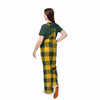 Green Bay Packers NFL Youth Plaid Bib Overalls