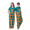 Miami Dolphins NFL Youth Plaid Bib Overalls