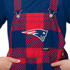 New England Patriots NFL Youth Plaid Bib Overalls