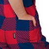 New England Patriots NFL Youth Plaid Bib Overalls