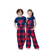 New England Patriots NFL Youth Plaid Bib Overalls