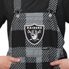 Las Vegas Raiders NFL Youth Plaid Bib Overalls