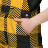 Pittsburgh Steelers NFL Youth Plaid Bib Overalls