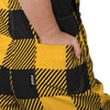 Pittsburgh Steelers NFL Youth Plaid Bib Overalls