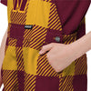 Washington Commanders NFL Youth Plaid Bib Overalls