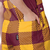 Washington Commanders NFL Youth Plaid Bib Overalls