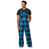 Carolina Panthers NFL Mens Plaid Bib Overalls