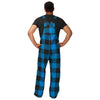 Carolina Panthers NFL Mens Plaid Bib Overalls