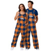 Denver Broncos NFL Mens Plaid Bib Overalls