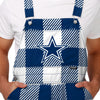 Dallas Cowboys NFL Mens Plaid Bib Overalls