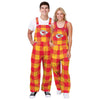 Kansas City Chiefs NFL Mens Plaid Bib Overalls