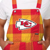 Kansas City Chiefs NFL Mens Plaid Bib Overalls