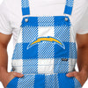 Los Angeles Chargers NFL Mens Plaid Bib Overalls