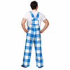 Los Angeles Chargers NFL Mens Plaid Bib Overalls