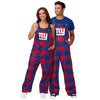 New York Giants NFL Mens Plaid Bib Overalls