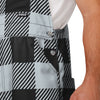 Las Vegas Raiders NFL Mens Plaid Bib Overalls