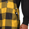 Pittsburgh Steelers NFL Mens Plaid Bib Overalls