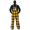 Pittsburgh Steelers NFL Mens Plaid Bib Overalls