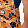 Chicago Bears NFL Mens Historic Print Bib Overalls