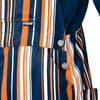 Chicago Bears NFL Mens Hyper Stripe Bib Overalls