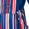 New York Giants NFL Mens Hyper Stripe Bib Overalls