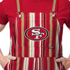 San Francisco 49ers NFL Mens Hyper Stripe Bib Overalls