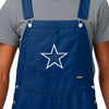 Dallas Cowboys NFL Mens Solid Wordmark Bib Overalls