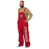 San Francisco 49ers NFL Mens Solid Wordmark Bib Overalls