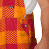 Tampa Bay Buccaneers NFL Mens Creamsicle Plaid Thematic Bib Overalls