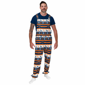Chicago Bears NFL Mens Ugly Home Gating Bib Overalls