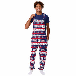 New York Giants NFL Mens Ugly Home Gating Bib Overalls