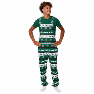 New York Jets NFL Mens Ugly Home Gating Bib Overalls