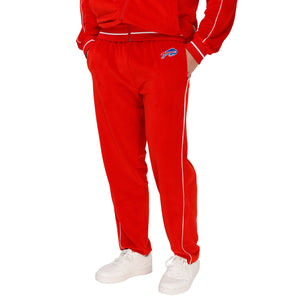 Buffalo Bills NFL Mens Red Velour Pants