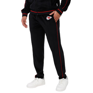 Kansas City Chiefs NFL Mens Black Velour Pants
