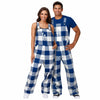 Los Angeles Dodgers MLB Womens Plaid Bib Overalls