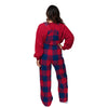 St Louis Cardinals MLB Womens Plaid Bib Overalls