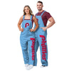 Philadelphia Phillies MLB Womens Powder Blue Big Logo Bib Overalls