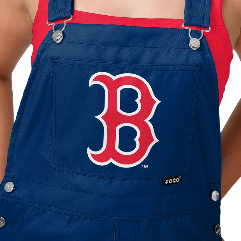 Milwaukee Brewers Womens Big Logo Bib Overalls in 2023