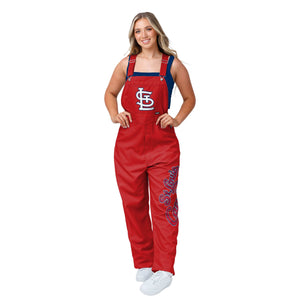 St Louis Cardinals MLB Womens Big Logo Bib Overalls