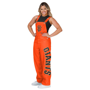 San Francisco Giants MLB Womens Big Logo Bib Overalls