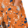 Houston Astros MLB Womens Paint Splatter Bib Overalls