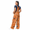 Houston Astros MLB Womens Paint Splatter Bib Overalls