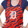 Detroit Tigers MLB Womens Tiger Stripe Thematic Bib Overalls