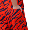 Detroit Tigers MLB Womens Tiger Stripe Thematic Bib Overalls