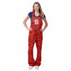 Detroit Tigers MLB Womens Tiger Stripe Thematic Bib Overalls