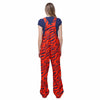 Detroit Tigers MLB Womens Tiger Stripe Thematic Bib Overalls