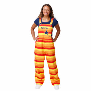 Houston Astros MLB Womens Throwback Thematic Bib Overalls