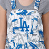 Los Angeles Dodgers MLB Womens Palm Tree Thematic Bib Overalls