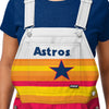 Houston Astros MLB Womens Throwback Stripe Thematic Bib Overalls