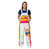 Houston Astros MLB Womens Throwback Stripe Thematic Bib Overalls